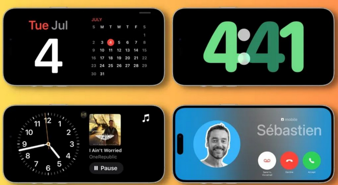 莘县苹果手机维修分享iOS17横屏充电待机显示有什么好处 
