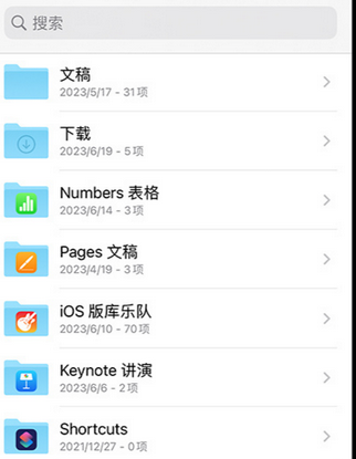莘县apple维修中心分享iPhone文件应用中存储和找到下载文件