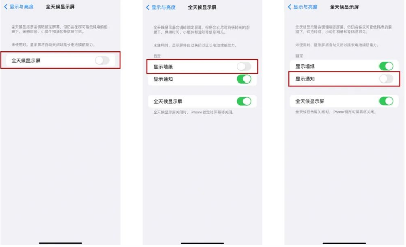 莘县苹果14Pro维修分享iPhone14Pro息屏显示时间设置方法 