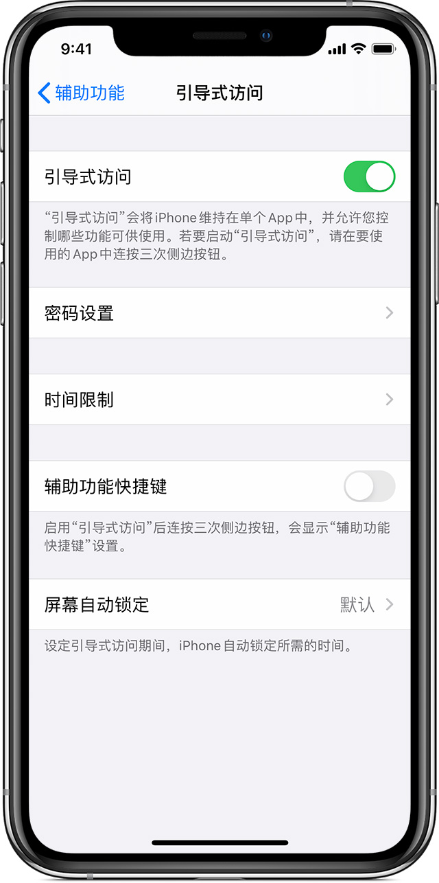 莘县苹果手机维修分享如何在 iPhone 上退出引导式访问 