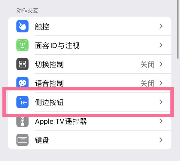 莘县苹果14维修店分享iPhone14 Plus侧键双击下载功能关闭方法 