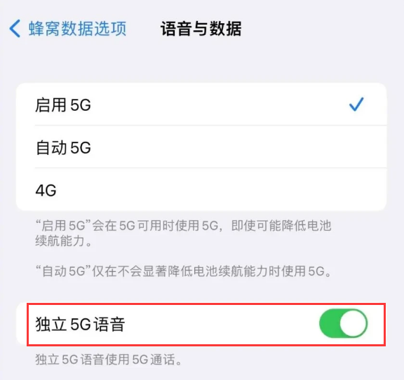 莘县苹果14维修分享iPhone 14 Pro如何开启VoNR 